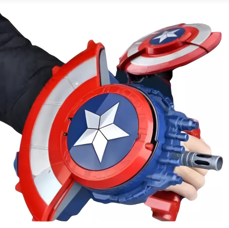 GUANTE CAPITAN AMERICA LANZADOR DE DARDO